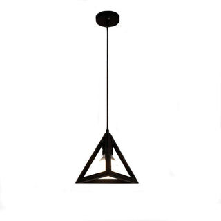Lampadario da soffitto a sospensione 3d stile geometrico forma E27