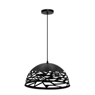 Lampadario a sospensione in metallo traforato contemporaneo E27