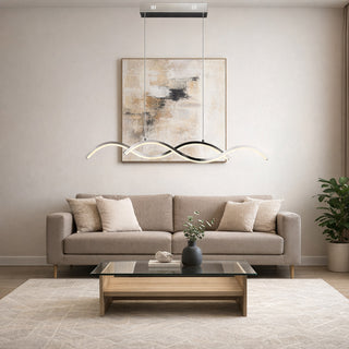 Lampadario moderno a led a sospensione 25 watt  lampada twist argento