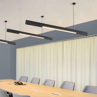 Lampadario lineare a led 42 watt design minimal 3 colorazione CCT