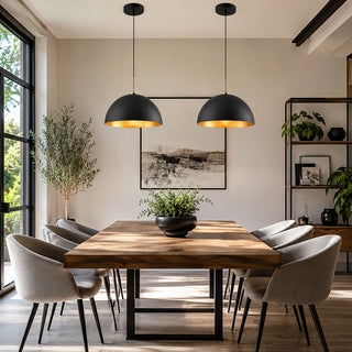 Lampadario contemporaneo in metallo pendente con attacco E27