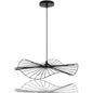 Lampadario moderno minimal da soffitto pendente a sospensione di forma rotonda traforato attacco E27