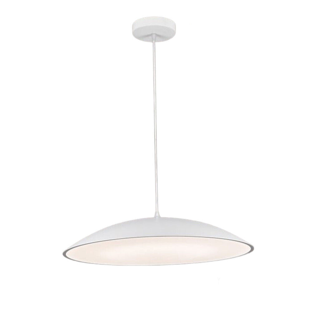 Lampadario a led a sospensione 46 watt 3 colorazione di luce dimmerabile con telecomando lampada da cucina soggiorno