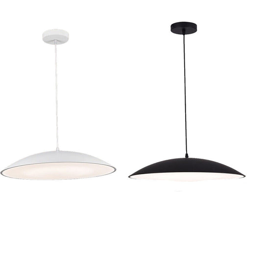 Lampadario a led a sospensione 46 watt 3 colorazione di luce dimmerabile con telecomando lampada da cucina soggiorno