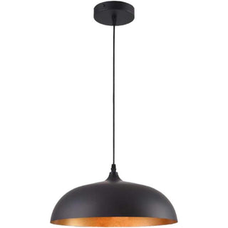 Lampadario stile contemporaneo pendente a cupola E27 Ø45 cm