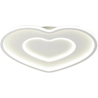 Plafoniera LED moderna a cuore 63 watt luce fredda calda naturale