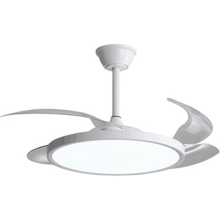 Lampadario LED 40W ventilatore 30W telecomando elica richiudibile CCT