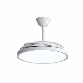Lampadario LED 40W ventilatore 30W telecomando elica richiudibile CCT