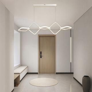 Lampadario LED a sospensione 45 Watt design geometrico tecnologia CCT
