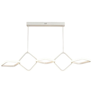 Lampadario LED a sospensione 45 Watt design geometrico tecnologia CCT