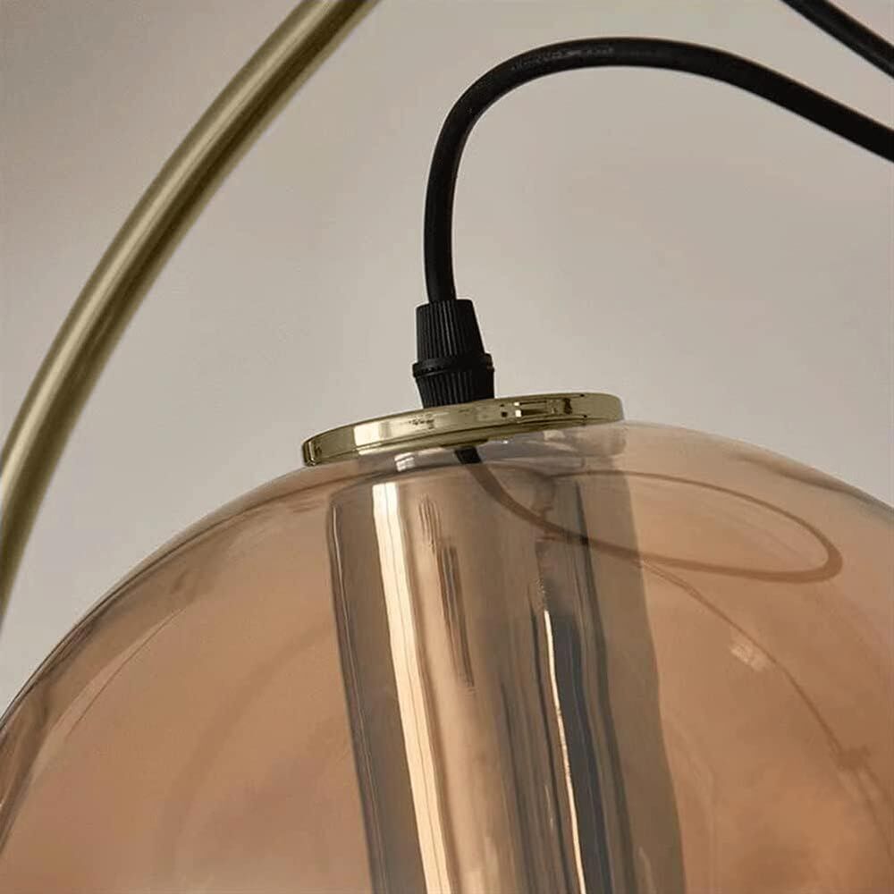 Lampadario a sospensione decorativo in vetro lampada pendente per illuminazione da tavolo snack E27