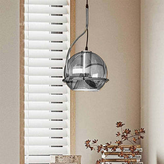 Lampadario decorativo in vetro lampada pendente da tavolo snack E27