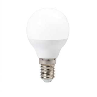 Lampadina led a sfera 6 watt E14 luce fredda calda naturale
