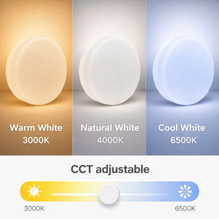 Lampadina led GX53 12W con switch tecnologia CCT 3000k 65000k 4000k