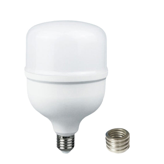 Lampadina a led 2 in 1 E27 con adattatore E40 60 watt lampada a luce fredda 6500k