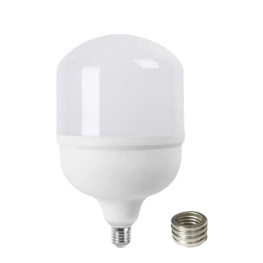 Lampadina a led 2 in 1 E27 con adattatore E40 90 watt lampada a luce fredda 6500k