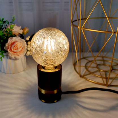 Lampadina led a filamento vintage retro e27 4 watt lampada decorativa ambra sfera 350 lumen