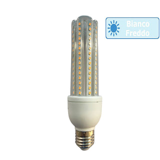 Lampadina led tubolare E27 20 watt luce calda naturale fredda