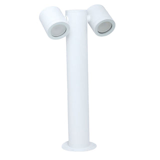 Lampione giardino 2 diffusori orientabili lampada x esterno GU10 IP44