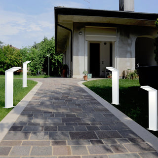 Lampione giardino o applique da parete bianco a LED 10 watt IP54 4000k