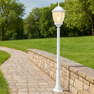 Lampione lanterna vintage New York da giardino 178 cm attacco E27 IP55