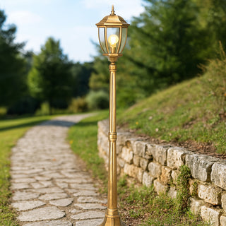 Lampione lanterna vintage New York da giardino 178 cm attacco E27 IP55