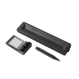 Lampione picchetto e pannello solare 30 led da giardino 6 watt IP65