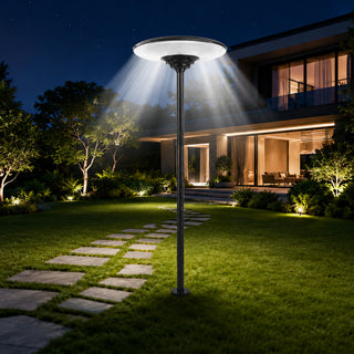 Lampione ufo solare 180W sensore di movimento PIR tecnologia CCT IP65