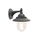 Lanterna da parete applique per giardino facciate terrazzo stile retrò lampada da muro grigio e bianco  E27 IP44