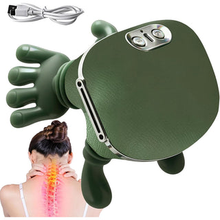 Massaggiatore a forma di mano x collo cervicale massaggio con calore