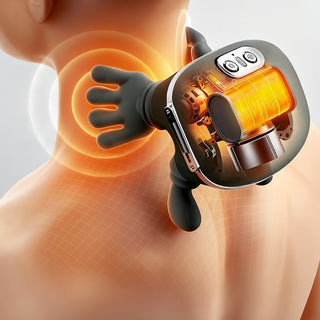 Massaggiatore a forma di mano x collo cervicale massaggio con calore