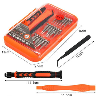 Set 21 cacciaviti di precisione magnetici con custodia per fai da te
