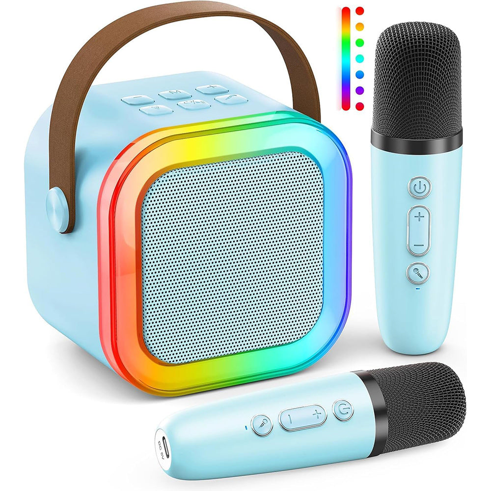 Altoparlanti stereo portatili wireless Celly 15W RGB USB-C con microfono integrato Altoparlanti stereo portatili wireless Celly 15W RGB USB-C con microfono integrato