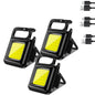 Torcia tascabile led cob multifunzione ricaricabile tre modalità di luce torcetta portachiavi calamitata apribottiglia