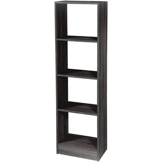 Mobile libreria in legno mdf 4 cubi 4 ripiani 137x40x24 cm