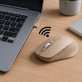 Mouse ergonomico wireless senza fili con ricevitore USB 2.4 Ghz