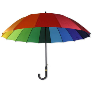 Ombrello 16 stecche multicolore apertura automatico a scatto Ø 117 cm