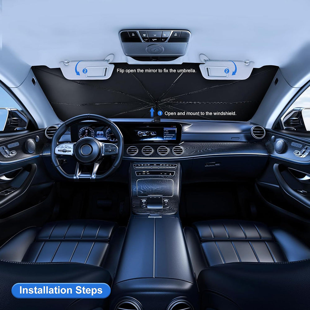 YEE PIN C5 Aircross 2023 Parasole Auto Compatibile con Citroen C5 Aircross SUV 2018-2025, Pieghevole Auto Parasole Anteriore Parabrezza UV Protezione YEE PIN C5 Aircross 2023 Parasole Auto Compatibile con Citroen C5 Aircross SUV 2018-2025, Pieghevole Auto Parasole Anteriore Parabrezza UV Protezione