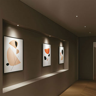 Faretto led incasso 3W punto luce tondo nero luce 6500k 3000k  4000k