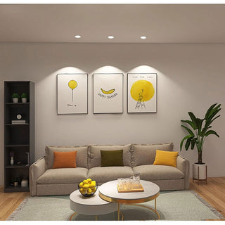 Faretto led incasso 3W punto luce tondo nero luce 6500k 3000k  4000k