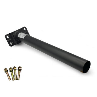 Staffa supporto per lampioni stradale da muro palo in metallo 45 cm