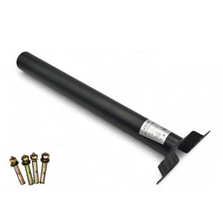 Staffa supporto per lampioni stradale da muro palo in metallo 45 cm