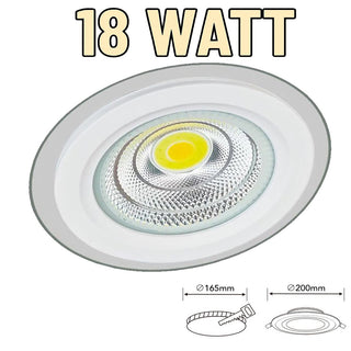 Pannello led cob ad incasso 5 7 12 18 30 watt tecnologia CCT