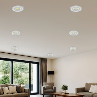 Pannello led cob ad incasso 5 7 12 18 30 watt tecnologia CCT