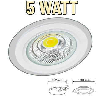 Pannello led cob ad incasso 5 7 12 18 30 watt tecnologia CCT
