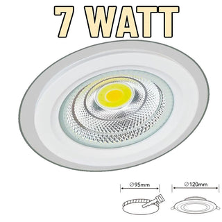 Pannello led cob ad incasso 5 7 12 18 30 watt tecnologia CCT