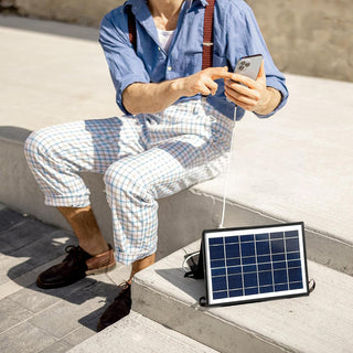 Caricabattieria a pannello solare 5V 8W power bank 1.6A