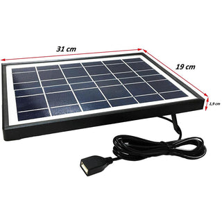 Caricabattieria a pannello solare 5V 8W power bank 1.6A