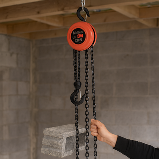 Paranco manuale catena 3 mt max 2 tonnellate gancio argano sollevatore