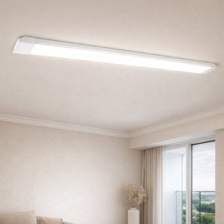 Plafoniera LED slim 27 40 54 e 72 W da 60 90 120 e 150 cm tecnologia CCT